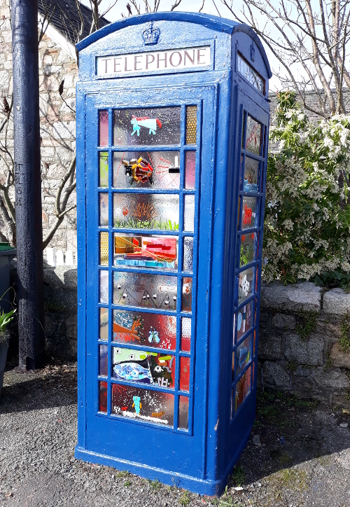Blue phone box