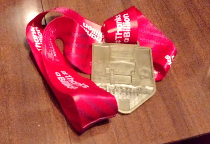 London Marathon 2019 medal