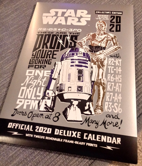 Star Wars 2020 calendar