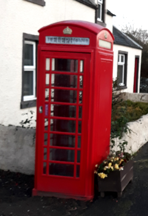 Red phone box