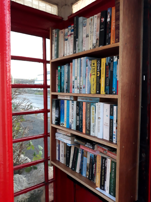 Red phone box library