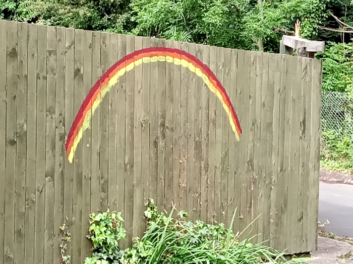 Fence rainbow
