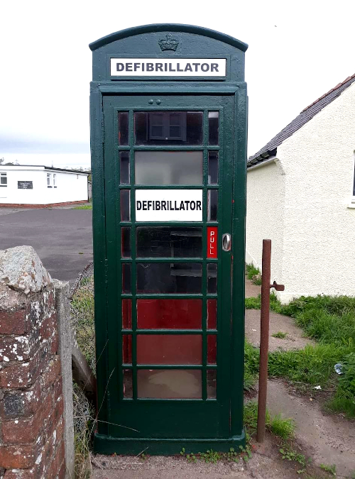 Green phone box
