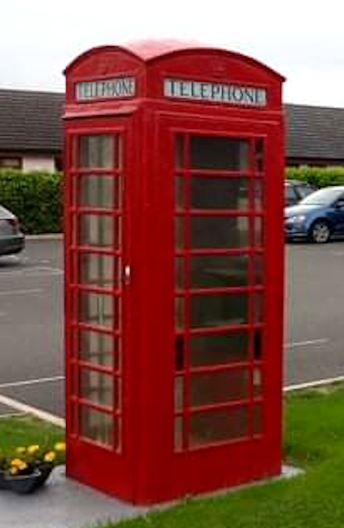 Red phone box