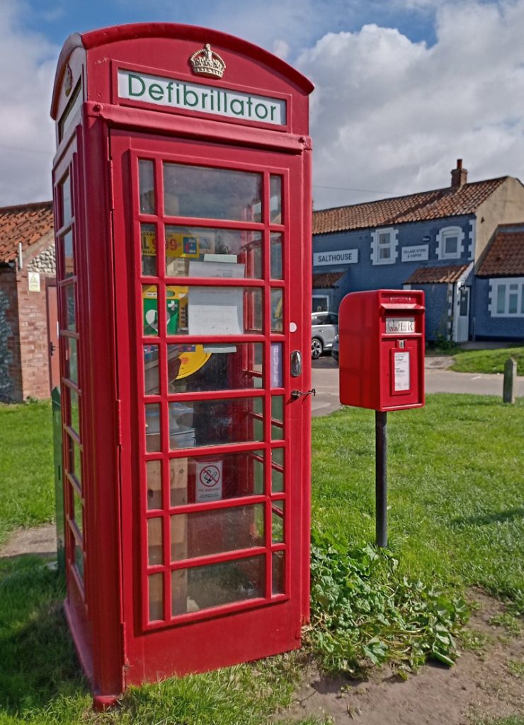 Red phone box